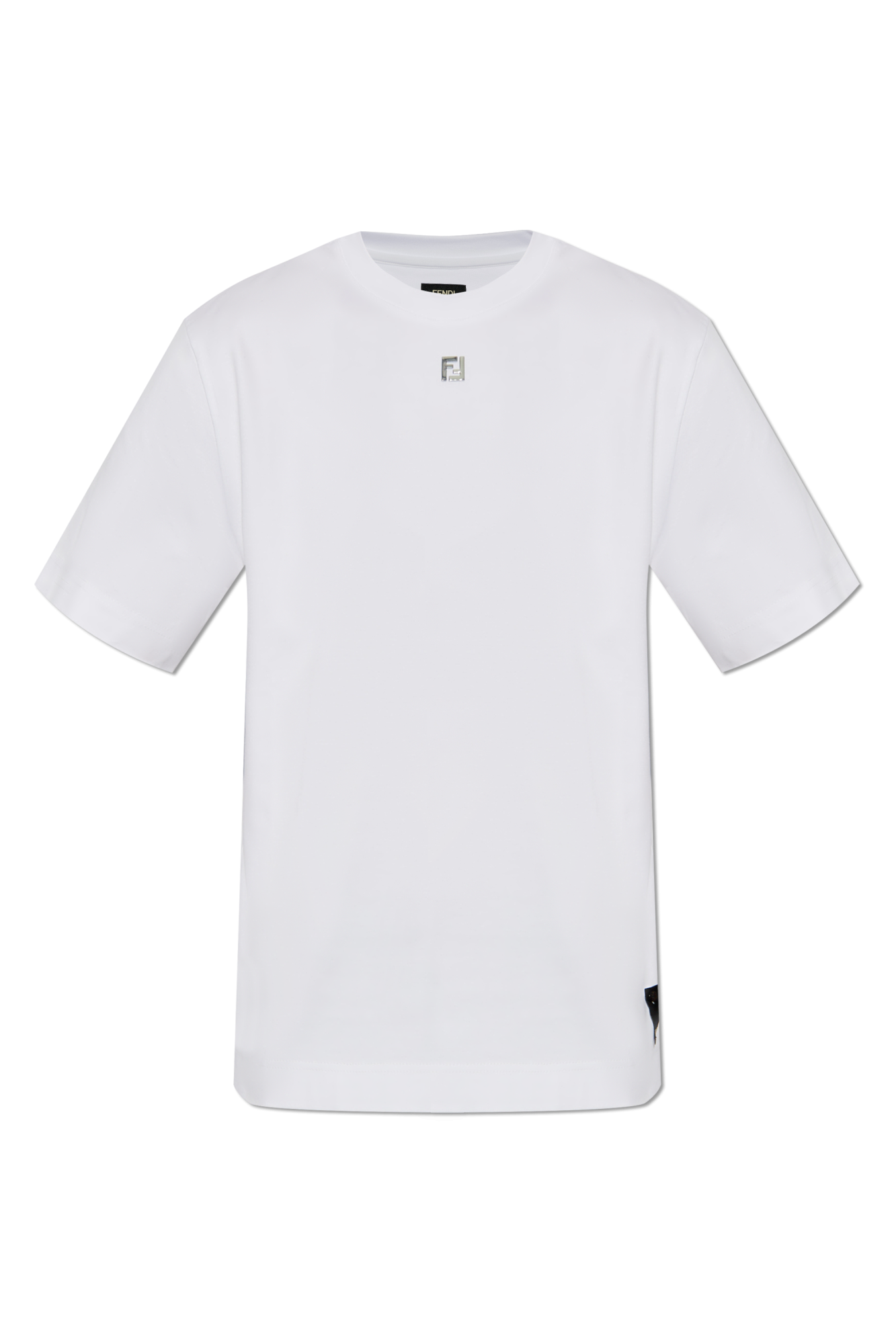 Tシャツ・カットソー FENDI SS25 T-SHIRT IN COTONE (FY0936 ARYYF0QA0) T-Shirt Cotton White | Fendi